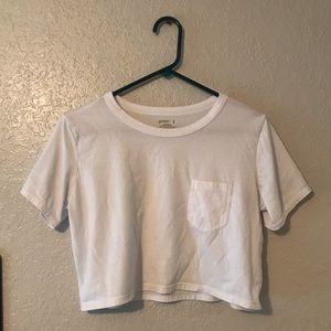 White crop top
